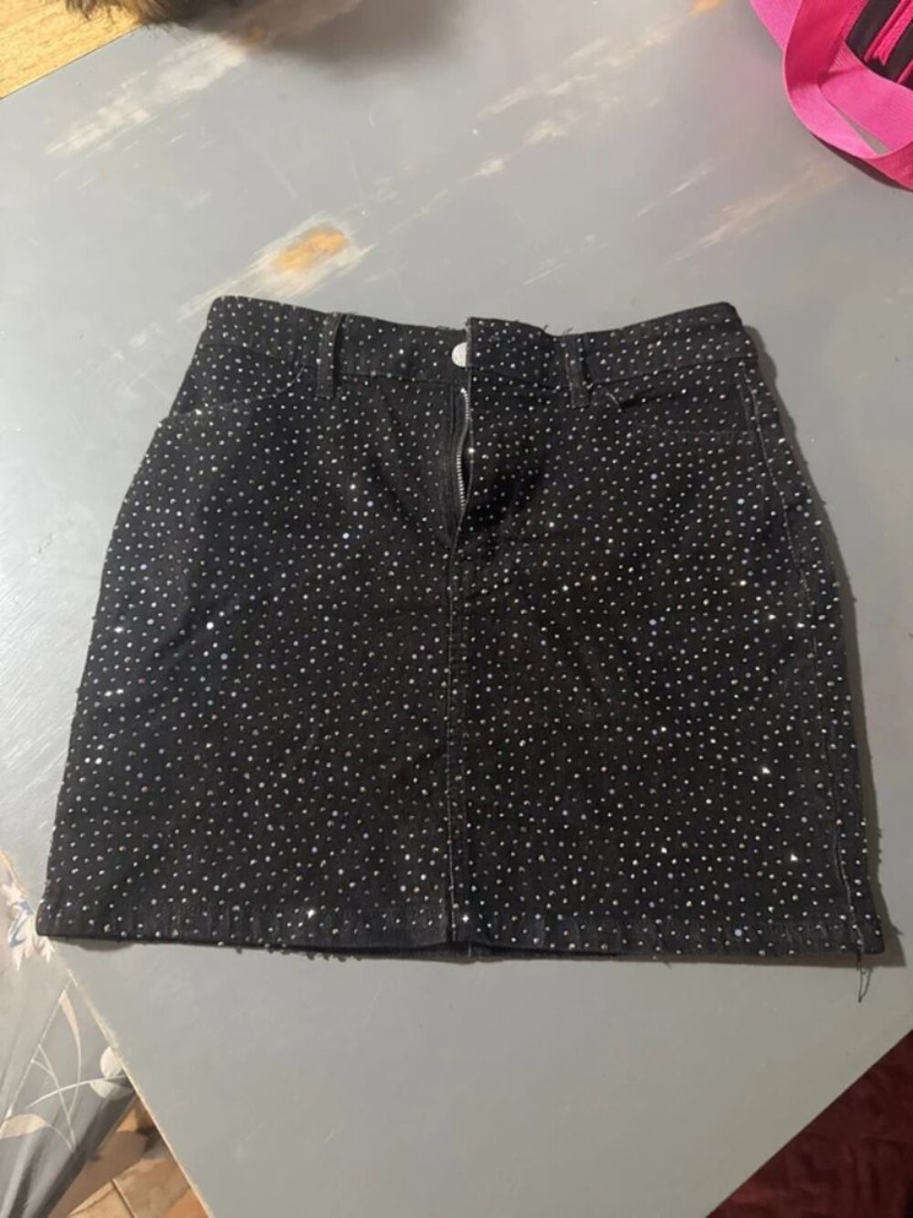 Sparkling size S mini skirt